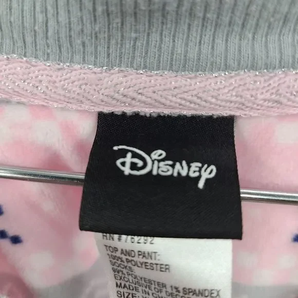 Disney Pink Super Soft Eeyore fleece pajama top, size M‎ - Picture 3 of 4